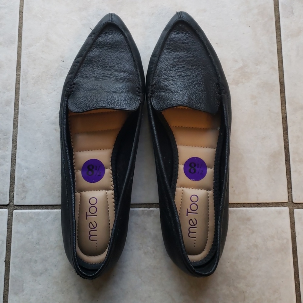 meToo Black Flats